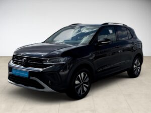 Schwarzer SUV, seitliche Ansicht, moderne Gestaltung, attraktiver Glanz und markante Linien.